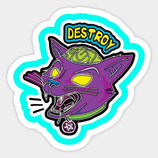 DESTROY Sticker